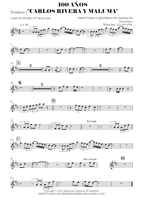 La imagen puede contener una previsualizacion de una partitura